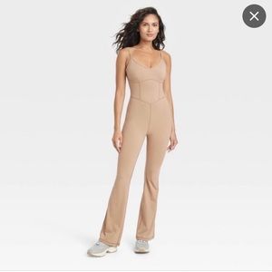 NWT JoyLab tan jumpsuit